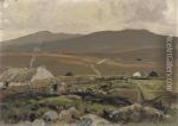 Donegal Landscape Oil Painting - James Humbert Craig
