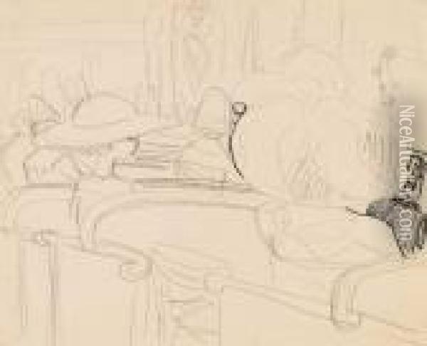 Im Variete Oil Painting - Ernst Ludwig Kirchner