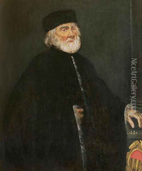 Portrait of the Procurator Nicolo Priuli Oil Painting - Jacopo Tintoretto (Robusti)