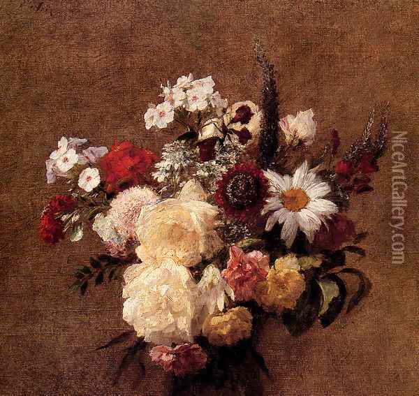 Bouquet de Fleurs Oil Painting - Victoria Dubourg Fantin-Latour