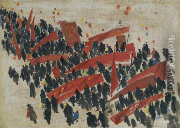 Demonstration Oil Painting - Nikolai Ivanovich Evgrafov