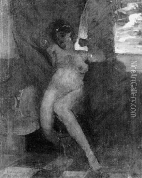 Judith Oil Painting - Hugo von Habermann the Elder