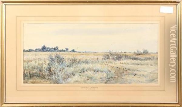 Hickling, Norfolk Oil Painting - Robert Winter Fraser