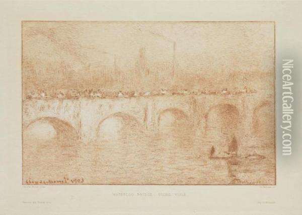 Waterloo Bridge Oil Painting - Claude Oscar Monet