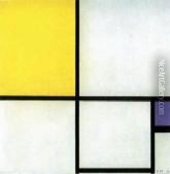 Rectangular Oil Painting - Piet Mondrian