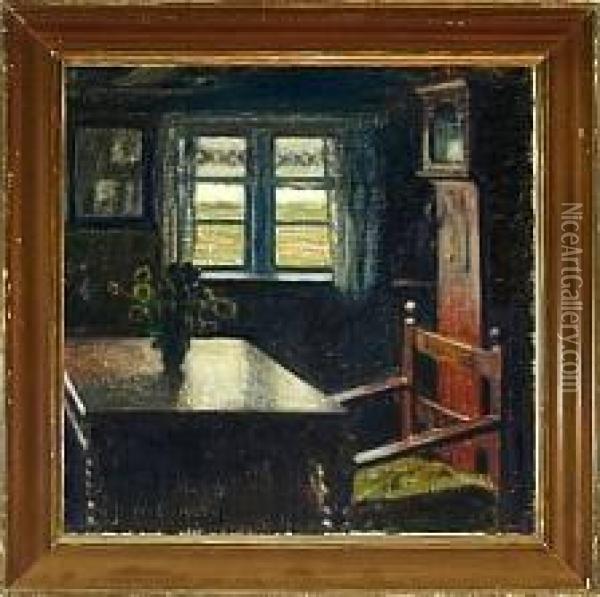 Interior Oil Painting - Niels Bjerre