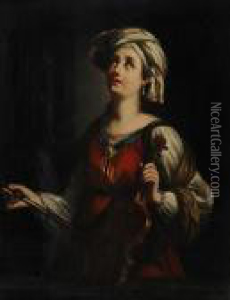 Saint Cecilia Oil Painting - Guido Reni