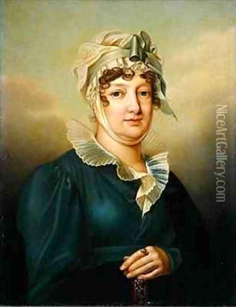 Electress Wilhelmine Caroline von Hessen-Kassel Oil Painting - Johann Friedrich Bury