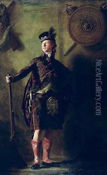 Colonel Alistair Macdonell of Glengarry, exh. 1812 Oil Painting - Sir Henry Raeburn