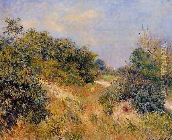 Edge of Fountainbleau Forest - June Morning Oil Painting - Alfred Sisley