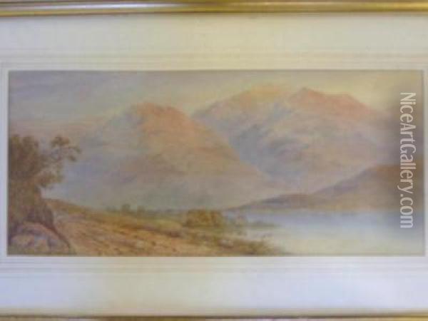 Lakeland Landscape Oil Painting - Edith G. Sewell