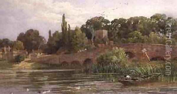 Sonning on the Thames, 1871 Oil Painting - Harry Sutton Palmer