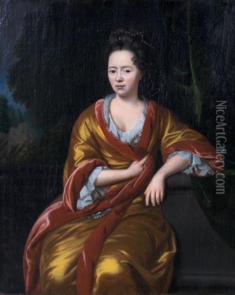 Portrait Of A Lady Oil Painting - Nicolaes Quade Ii De Van Ravesteyn