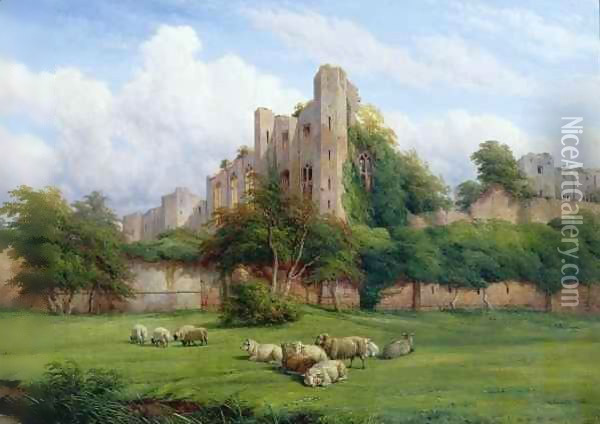 Lord Leycester Tower, Kenilworth Castle Oil Painting - Thomas Baker