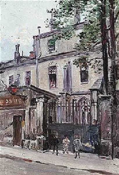 Vista De Paris Oil Painting - Enrique Atalaya