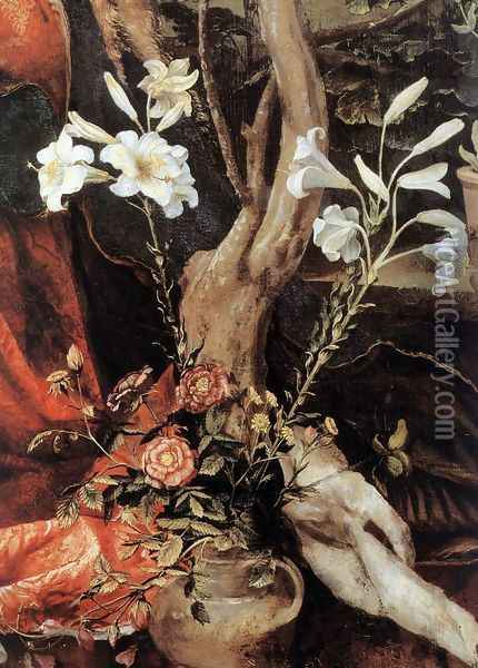 Stuppach Madonna (detail 2) 1517-19 Oil Painting - Matthias Grunewald (Mathis Gothardt)