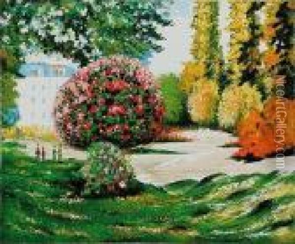 Il Parco Monceau Oil Painting - Claude Oscar Monet
