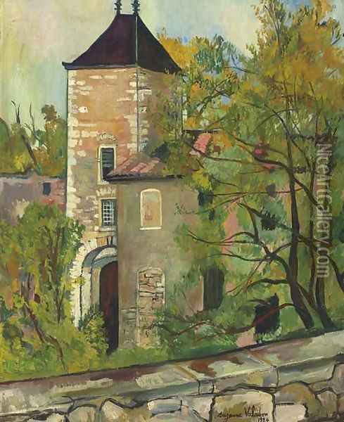 Tour du Chateau de Saint-Bernard Oil Painting - Suzanne Valadon
