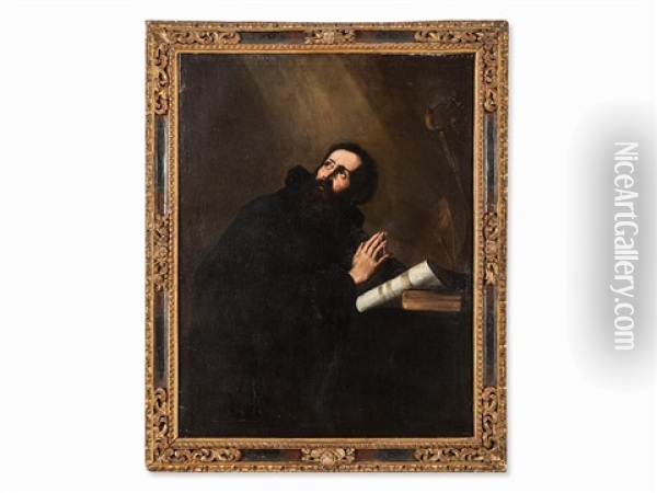 St. Augustine Of Hippo Oil Painting - Jusepe de Ribera