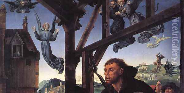 The Adoration of the Shepherds (detail 10) 1476-79 Oil Painting - Hugo Van Der Goes