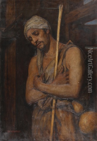 Der Verlorene Sohn Oil Painting - Johann Victor Kramer