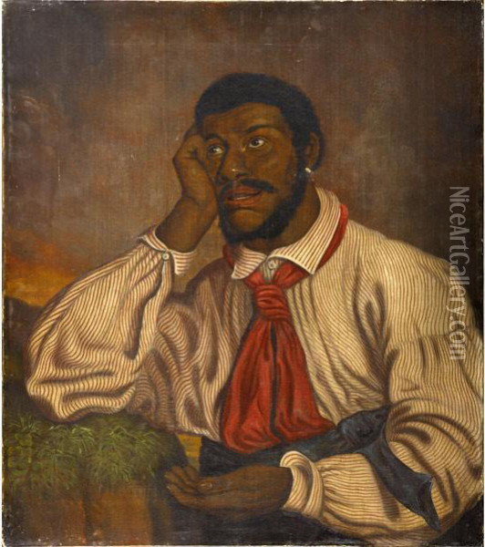 Sambo The Beggar Man Oil Painting - Ethan Allen Greenwood