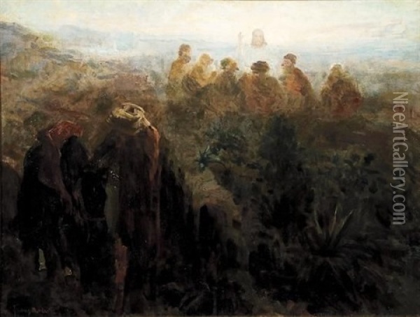 Christ Appearing To The Disciples Oil Painting - Frans David Oerder