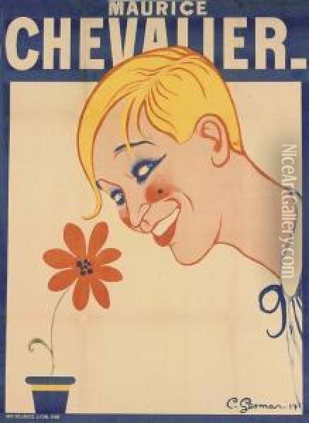 Maurice Chevalier Oil Painting - Charles, Carl Gesmar