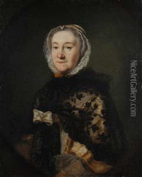 Portrait Of A Lady Oil Painting - Allan Ramsay