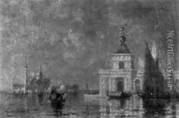 Venice Oil Painting - Walter Franklin Lansil
