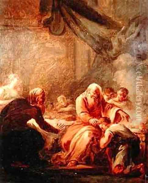 The Prodigal Son Oil Painting - Jean-Honore Fragonard