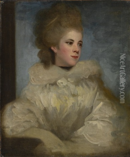Portrait Of Mrs. Abington (1737-1815) Oil Painting - Joshua Reynolds