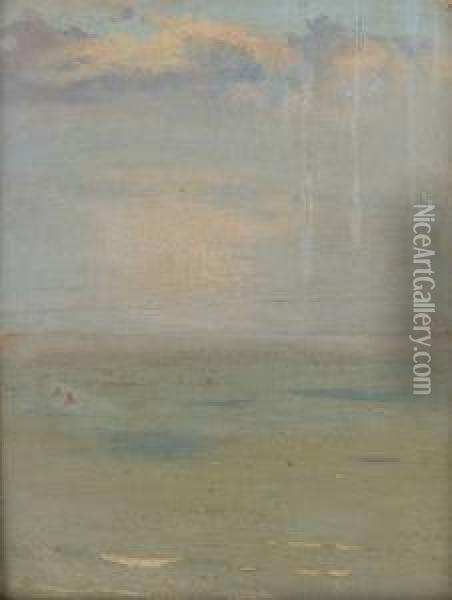Reflets De Nuages Oil Painting - Marguerite Verboeckhoven