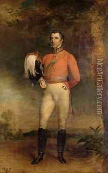 The Duke of Wellington Oil Painting - George Dawe
