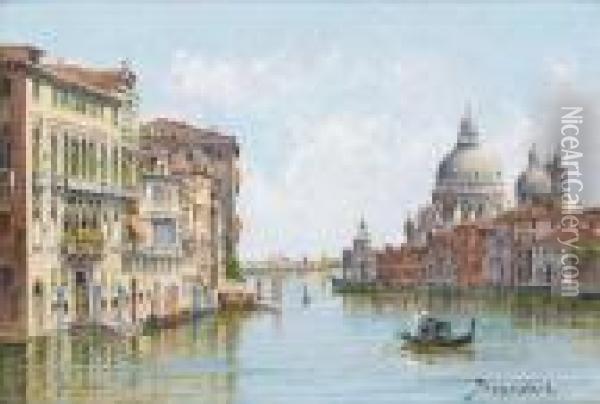 The Dogana And San Giorgio, Venice Oil Painting - Antonietta Brandeis