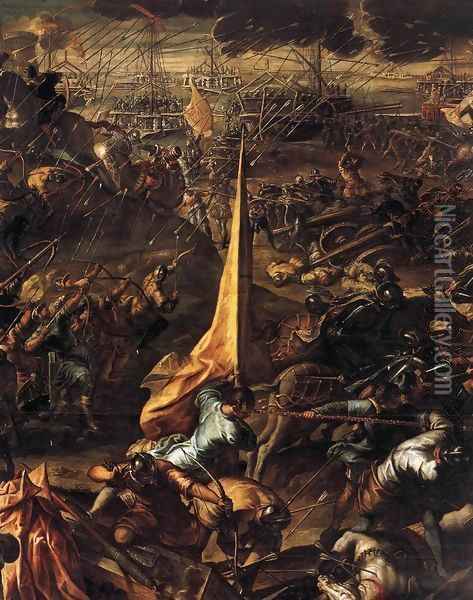 Conquest of Zara 2 Oil Painting - Jacopo Tintoretto (Robusti)