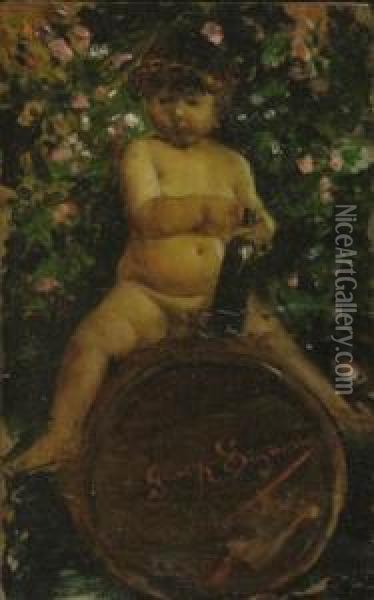 Bacco Fanciullo Oil Painting - Guiseppe Signorini