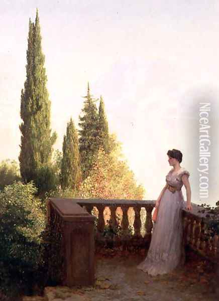 Solitude, 1889 Oil Painting - James Sim