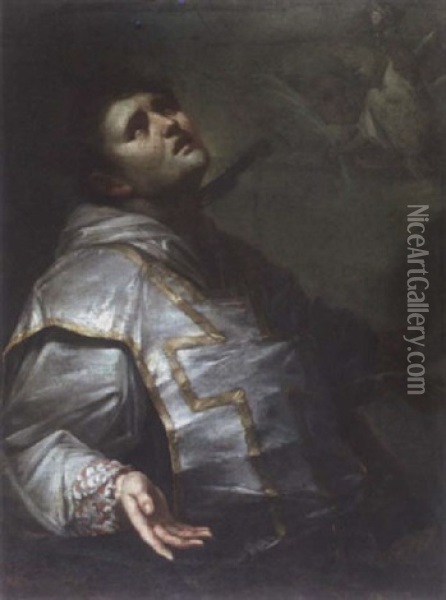 Saint Peter Martyr Oil Painting - Francesco del Cairo