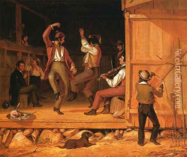 Dance of the Haymakers Oil Painting - William Sidney Mount