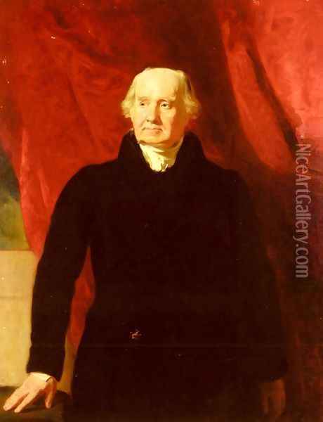Portrait Of Sir John Marjoribanks (1763 - 1833) Oil Painting - Andrew Geddes