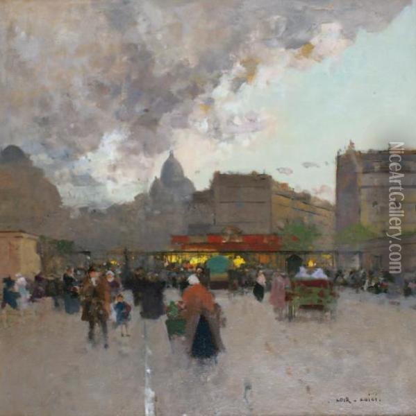 Paris, Montmartre Oil Painting - Luigi Loir