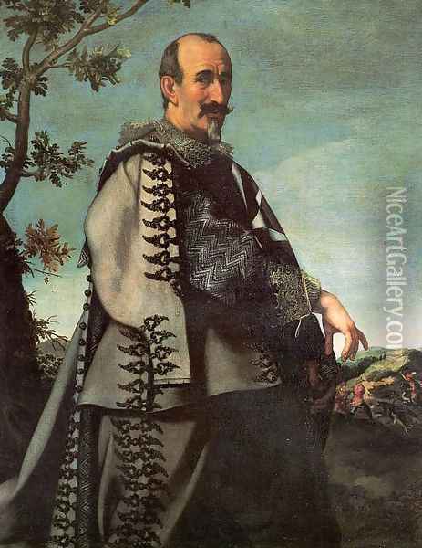 Portrait of Ainolfo de' Bardi 1632 Oil Painting - Carlo Dolci