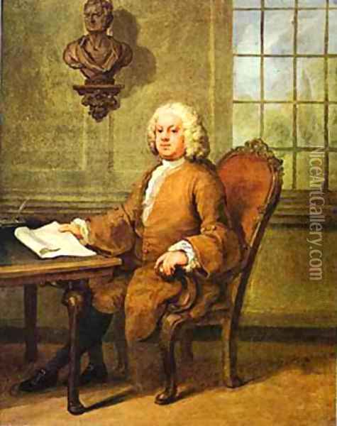 Benjamin Hoadly 1738 Oil Painting - William Hogarth