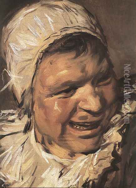 Malle Babbe (detail) 1633-35 Oil Painting - Frans Hals