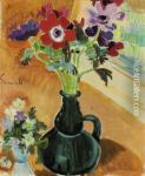 Blommor I En Vas Oil Painting - Isaac Grunewald