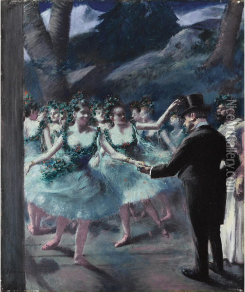 Le Ballet Oil Painting - Jean-Louis Forain