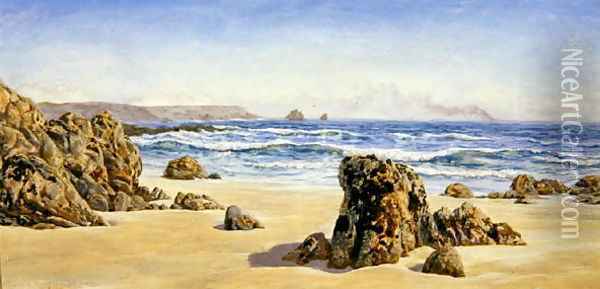 Kinnack, 22nd August 1876 Oil Painting - John Edward Brett