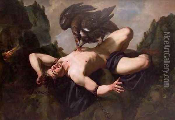 Prometheus Oil Painting - Theodoor Rombouts