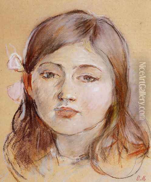 Portrait Of Julie Oil Painting - Berthe Morisot